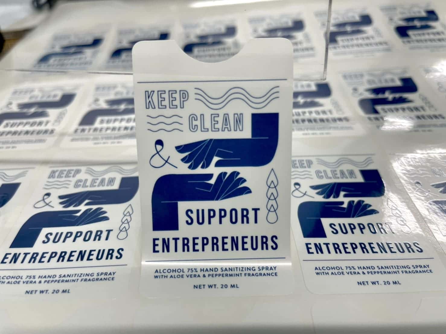 ร้านทำสติ๊กเกอร์เจลล้างมือ ใกล้ฉัน 