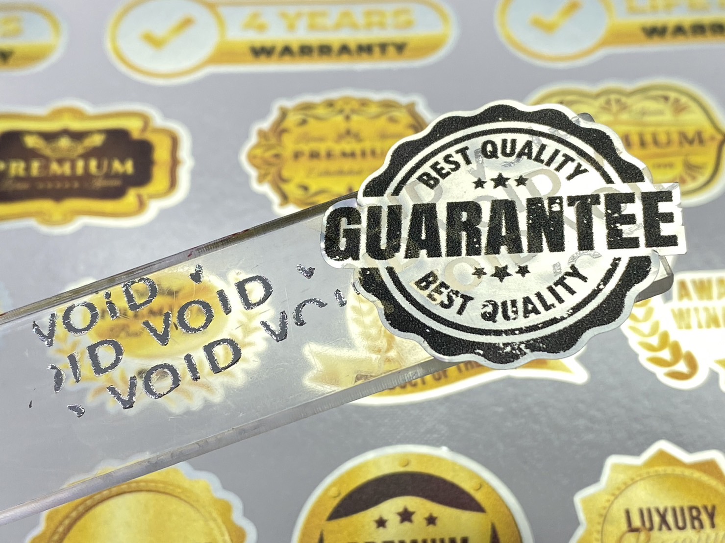 สติ๊กเกอร์วอยด์รับประกัน